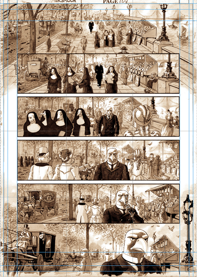 Page 159 of the Caseboon of Stanford Hawksmoor - colour version