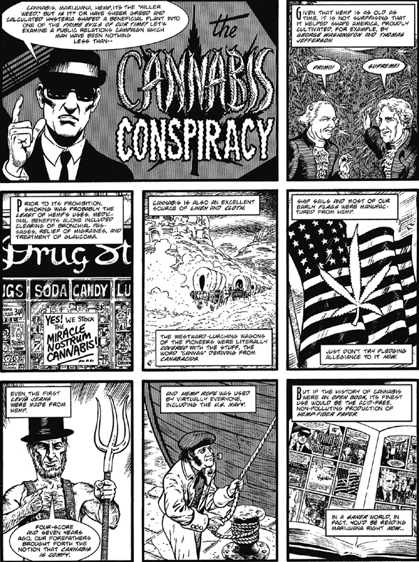 Go to page two of the cannabis conspiracy