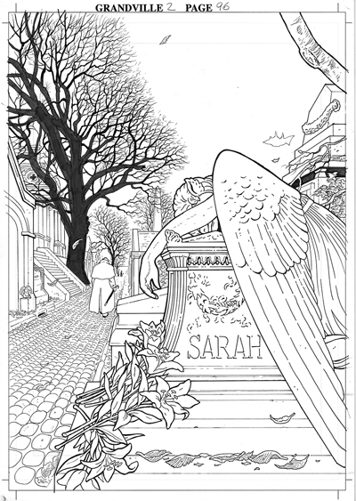 Grandville: Noël page 96 - Ink on Bristol board, 29.7 x 42cm - £650