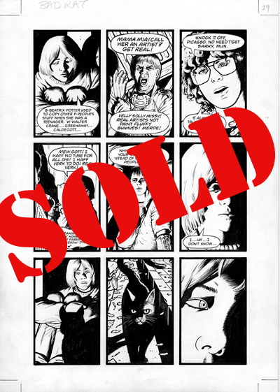 The Tale of One Bad Rat: page 29 - Ink on CS10 paper, 29.7 x 42cm - £250