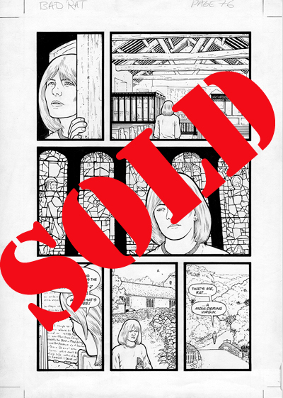 The Tale of One Bad Rat: page76 - Ink on CS10 paper, 29.7 x 42cm - £450