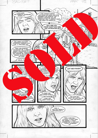 The Tale of One Bad Rat: page 95 - Ink on CS10 paper, 29.7 x 42cm - £350