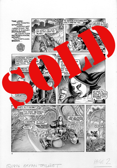 The Papist Affair page 2 - Ink line with watercolour wash, 26.5 x 38cm - £650