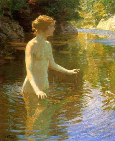 The Enchanted Pool by Edward Henry Potthaste (1857 – 1927)