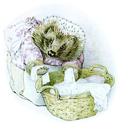 Mrs Erisson is Beatrix Potter’s Mrs Tiggy-Winkle. She must have remarried.