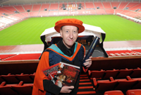 Bryan getting awarded his honourary doctororate from the University of Sunderland - pic 1