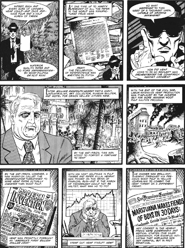 Go to page three of the cannabis conspiracy