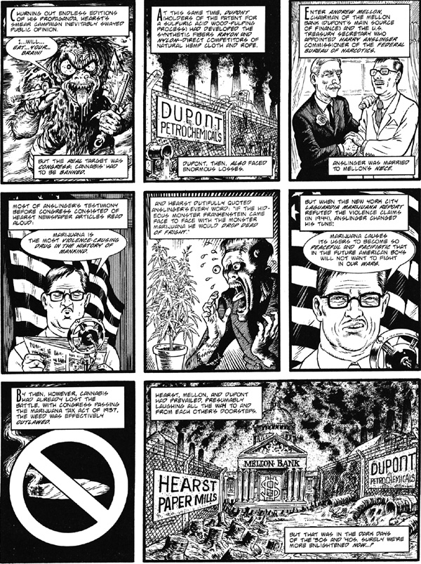 Go to page four of the cannabis conspiracy